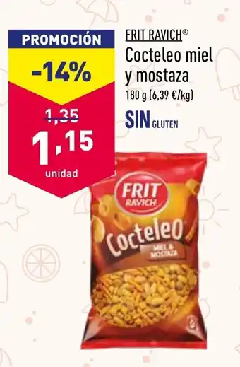 ALDI Frit Ravich Cocteleo miel y mostaza 180g oferta