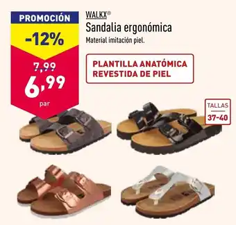 ALDI Walkx Sandalia ergonómica oferta