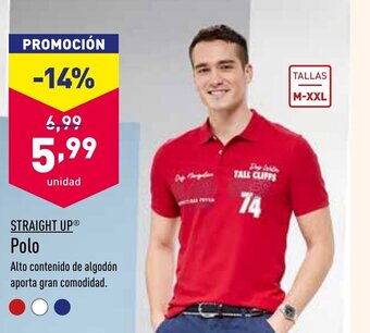 ALDI Straight Up Polo oferta