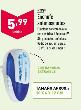 ALDI HTW Enchufe antimosquitos oferta