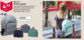 ALDI Royal Life Mochila plegable oferta