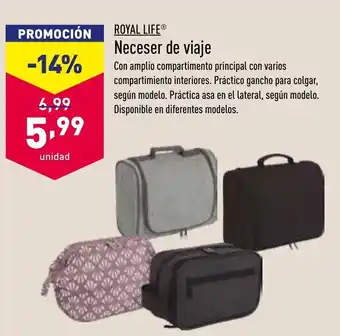 ALDI Royal Life Neceser de viaje oferta