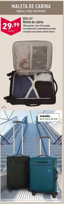 ALDI Royal Life Maleta de cabina oferta
