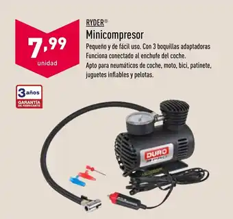 ALDI Ryder Minicompresor oferta
