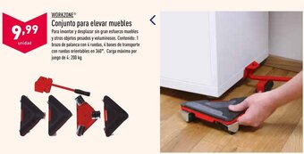 ALDI Workzone Conjunto para elevar muebles oferta