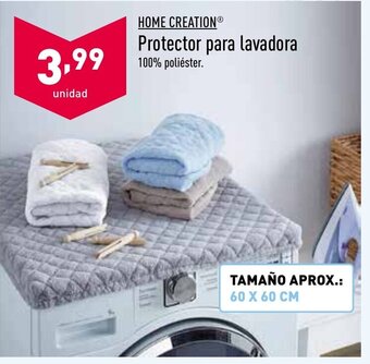 ALDI Home Creation Protector para lavadora oferta