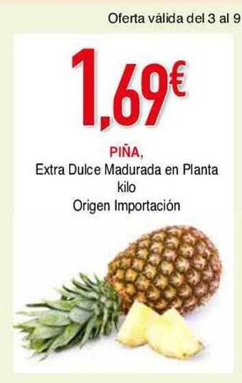 Masymas Piña extra dulce madurada en planta oferta