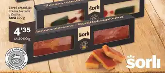 Sorli Torró artesà de crema torrada o fruita sorli oferta