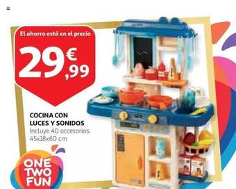 Alcampo Cocina con luces y sonidos oferta