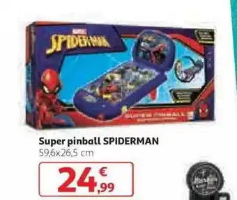 Alcampo Super pinball spiderman oferta