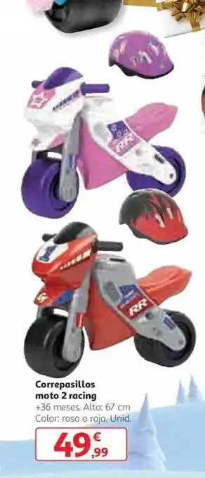 Alcampo Correpasillos moto 2 racing oferta