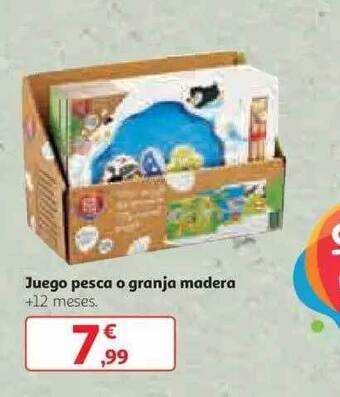 Alcampo Juego pesca o granja madera oferta