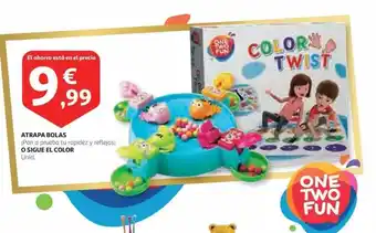 Alcampo One two fun atrapa bolas o sigue el color oferta