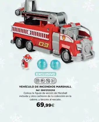 Hipercor Vehículo de incendios marshall oferta