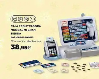 Hipercor Caja registradora musical mi gran tienda oferta