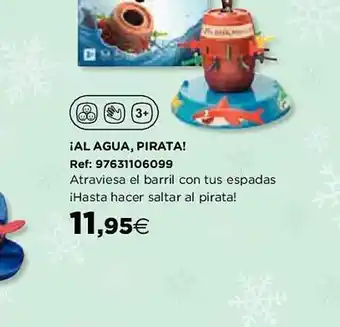 Hipercor ¡ala agua, pirata! oferta