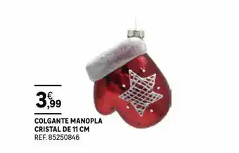 Leroy Merlin Colgante manopla cristal de 11 cm oferta