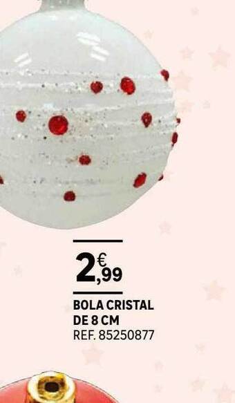 Leroy Merlin Bola cristal de 8 cm oferta