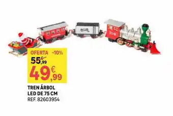 Leroy Merlin Tren árbol led de 75cm oferta