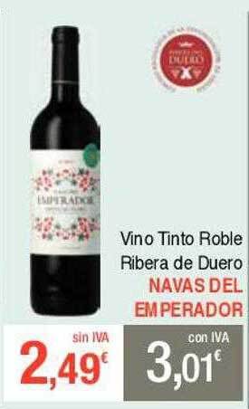 Masymas Vino tinto roble ribera de duero navas del emperador oferta