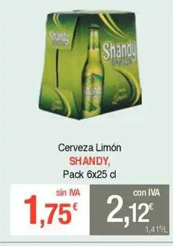 Masymas Cerveza limón shandy oferta