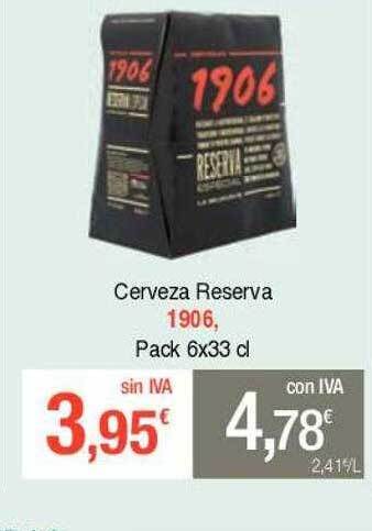 Masymas Cerveza reserva 1906 oferta
