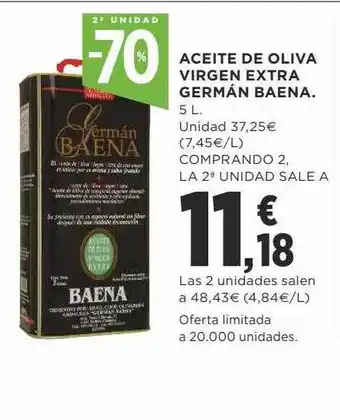 Supercor 2a unidad -70% aceite de oliva virgen extra germán baena oferta
