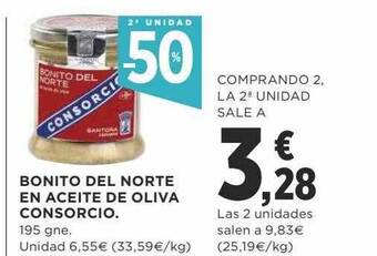 Supercor 2a unidad -50% bonito del norte en aceite de oliva consorcio oferta