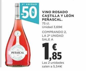 Supercor 2a unidad -50% vino rosado castilla y león peñascal oferta