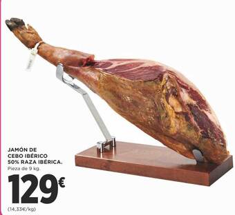 Supercor Jamón de cebo ibérico 50% raza ibérica oferta