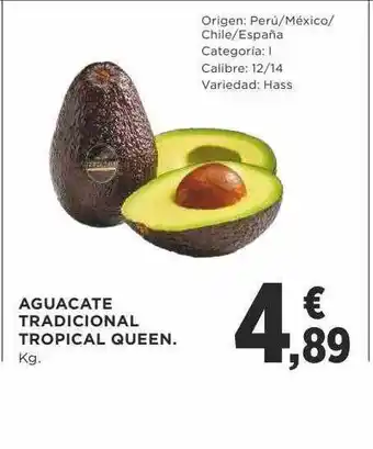 Supercor Aguacate tradicional tropical queen oferta