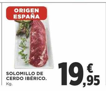 Supercor Solomillo de cerdo ibérico oferta