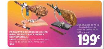 Supercor Productos de cebo de campo ibéricos 100% raza ibérica esenciaúnica oferta