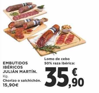 Supercor Embutidos ibéricos julián martín oferta