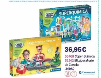 Panre Clementoni súper quimica el laboratorio de ciencia oferta