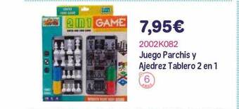 Panre Juego parchis y ajedrez tablero 2 en 1 oferta