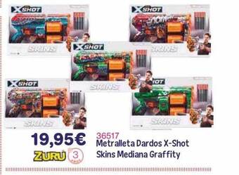 Panre Metralleta dardos x-shot skins mediana graffity oferta