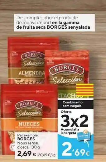 Caprabo Borges nous sense closca oferta