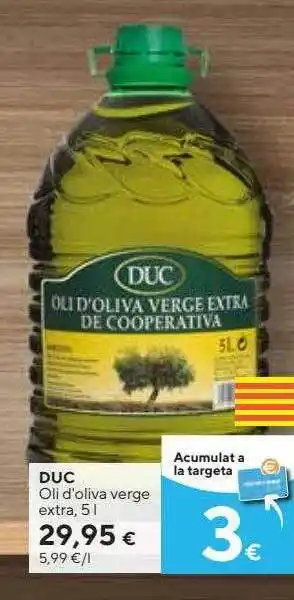 Caprabo Duc oli d'oliva verge extra oferta