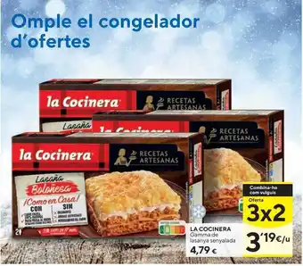 Caprabo La cocinera gamma de lasanya senyalada oferta