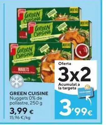 Caprabo Green cuisine nuggets 0% de pollastre oferta
