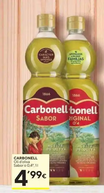 Caprabo Carbonell oli d'oliva sabor o 0.4° oferta