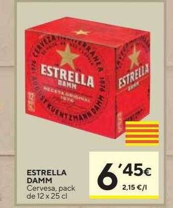Caprabo Estrella damm cervesa oferta