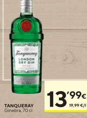 Caprabo Tanqueray ginebra oferta