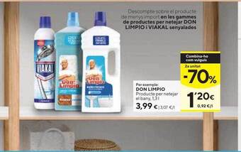 Caprabo Don limpio producte per netejar el bany oferta