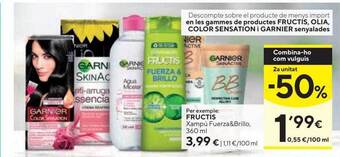 Caprabo Fructis xampú fuerza&brillo oferta