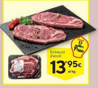 Caprabo Entrecot d'anoll oferta