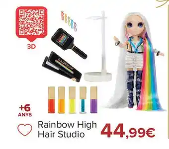 Carrefour Rainbow high hair studio oferta