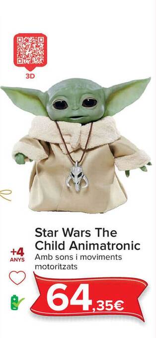Carrefour Star wars the child animatronic oferta