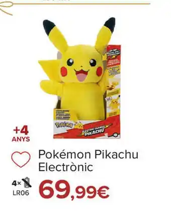 Carrefour Pokémon pikachu electrònic oferta
